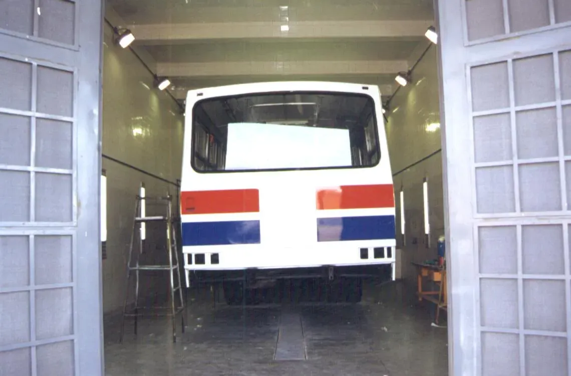 Página de produto: Cabine de Pintura Automotiva